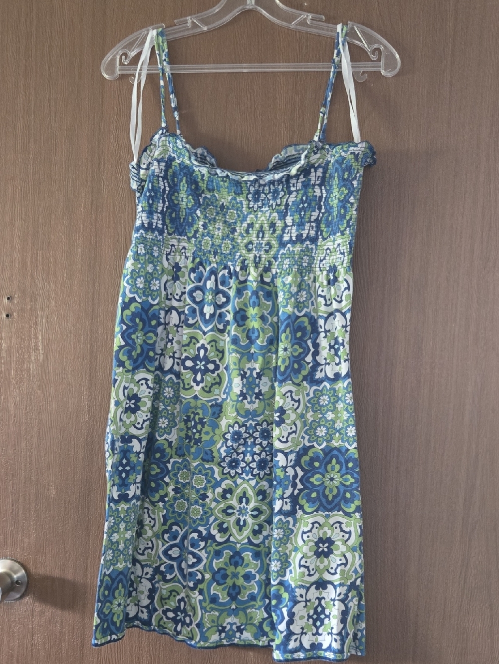 Ann Taylor LOFT Blue and Green Dress